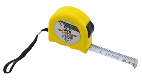 Haksan 3m/10ft 13mm Sarı Çelik Metre