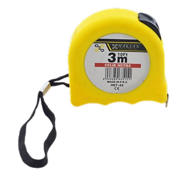 Haksan 3m/10ft 13mm Sarı Çelik Metre - 2