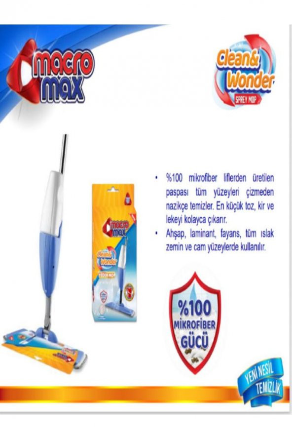 Macro Max Clean Wonder Sprey Mop - 4