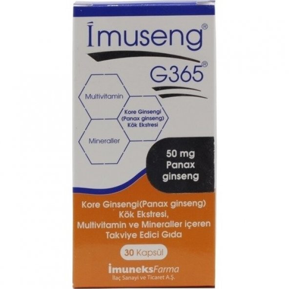 Imuneks Imuseng G365 30 Kapsül