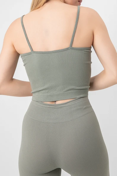 DoReMi Seamless Örme Askılı Büstiyer - 11