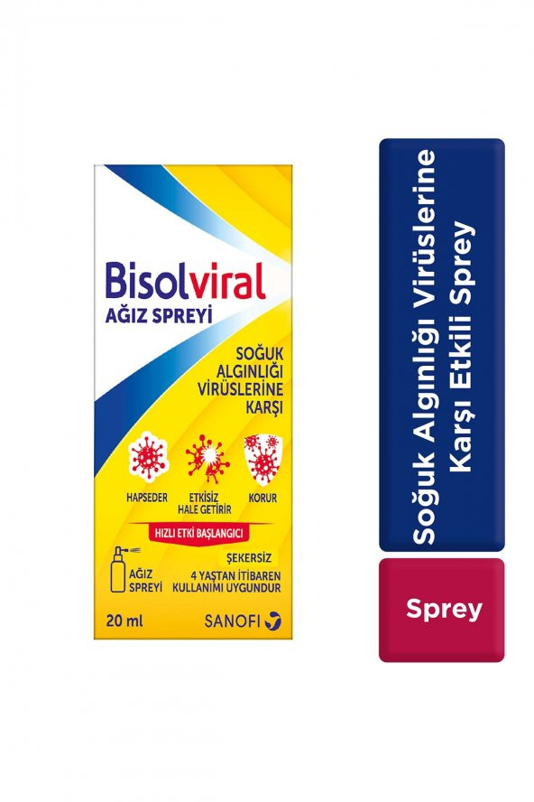 Bisolviral Ağız Spreyi 20 ML