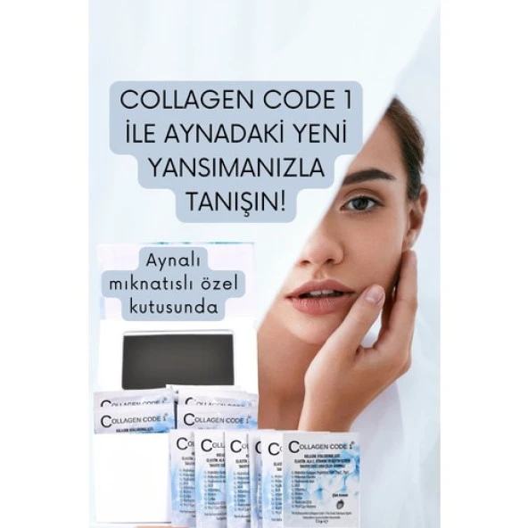 Collagen Code1 Tıp1-2-3 Kolajen+Hyaluronik Asit+C Vitamini Çilek Aromalı - Resim 2