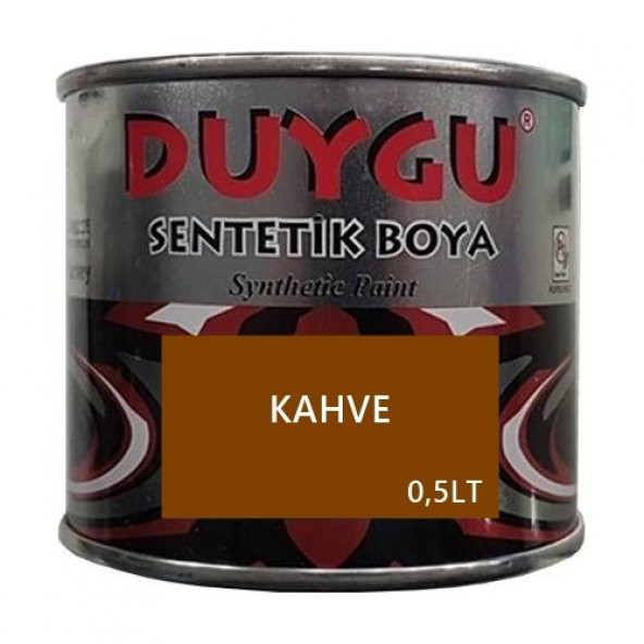 Duygu Sentetik Boya Kahve 1/2 500 ML HACİM 450GR AĞIRLIK