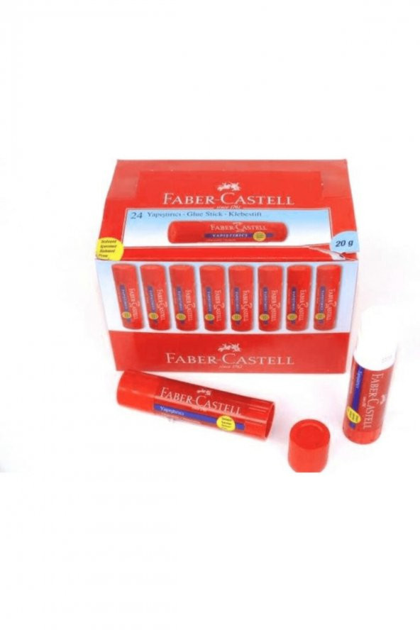 Faber-Castell Stick Yapıştırıcı 20 Gr 24 Adetli 1 Paket