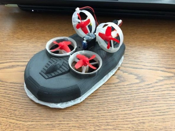 Hovercraft Drone Dönüştürme Plastik Aparat - 5