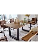 Yemek Masası Ahşap Masa Doğal Ahşap Yemek Masası Mutfak Masası - 2