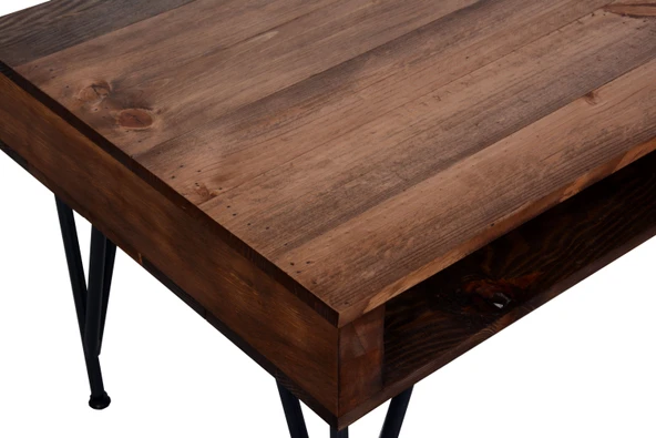 Masif Orta Sehpa Oturma Odası Orta Sehpa Ofis Orta Sehpa - 3