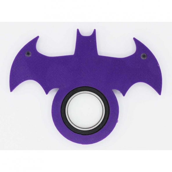 Batman Gölge Şekilli Keyrambit Dönebilen Anahtarlık Keyrambit Rulmanlı Plastik Model 10 - 5