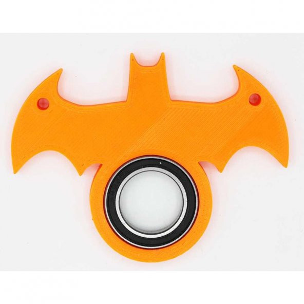 Batman Gölge Şekilli Keyrambit Dönebilen Anahtarlık Keyrambit Rulmanlı Plastik Model 10 - 7