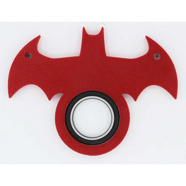 Batman Gölge Şekilli Keyrambit Dönebilen Anahtarlık Keyrambit Rulmanlı Plastik Model 10 - 10