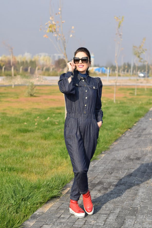 LYNNE  TULUM DARK BLUE DENİM