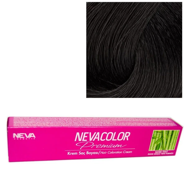 Neva Color Tüp Saç Boyası 1 Siyah 50 ml