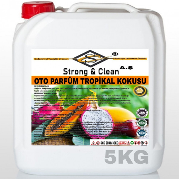 OTO PARFÜM TROPİKAL KOKULU 5KG