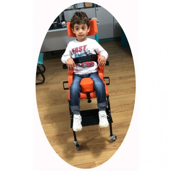 Engelli Çocuk Oturma Sandalyesi Tekerlekli 2 İle 5 Yaş Arası