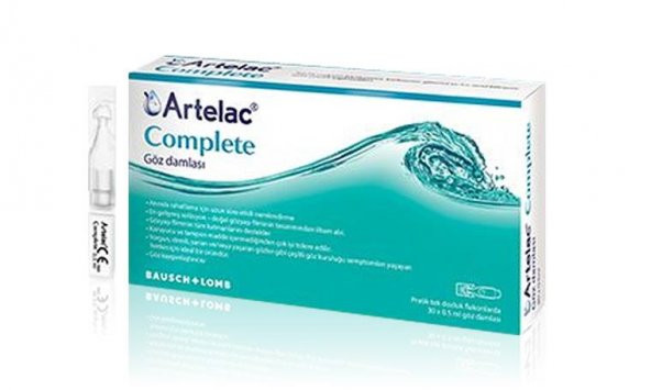 Artelac Complete Göz Damlası 30 Flakon 0,5 Ml