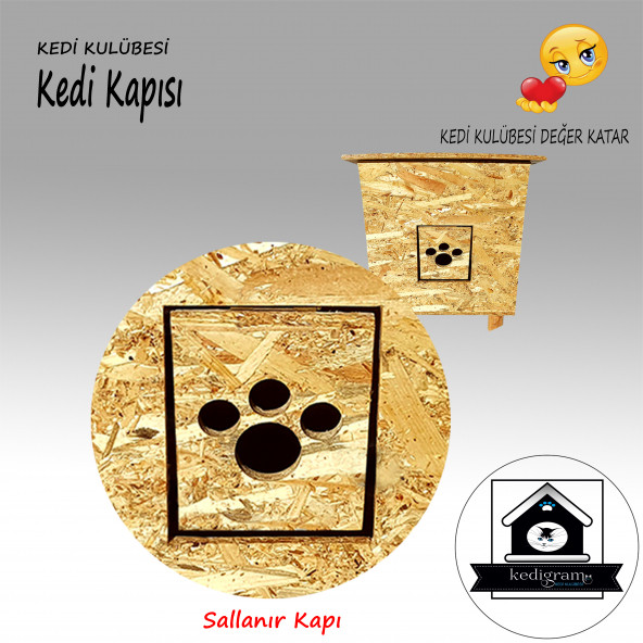 Kedi Kapısı (kedi Kulübesi Kapısı) - Resim 2