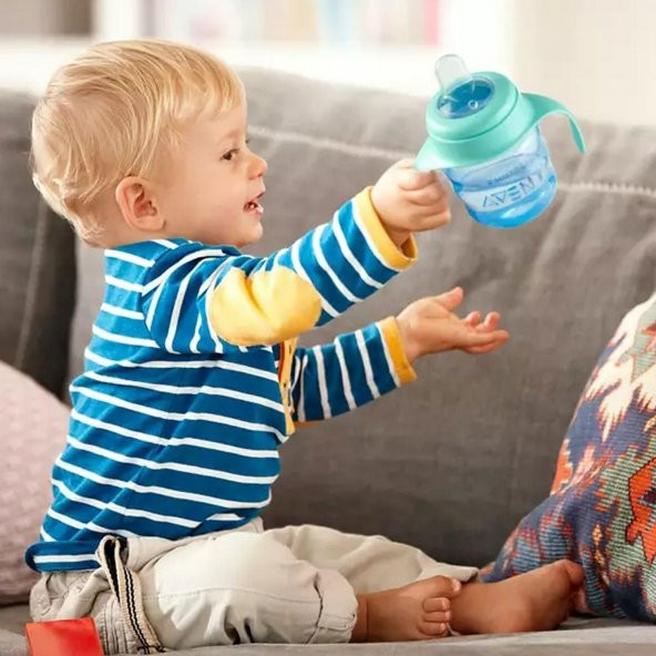 Philips Avent SCF551 Eğitici Damlatmaz Bardak 6 Ay+ 200 ml Yeşil - 5