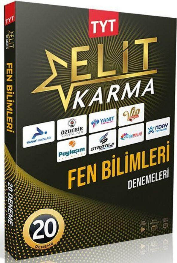TYT Fen Bilimleri Elit Karma 20 Deneme Paraf Yayınları