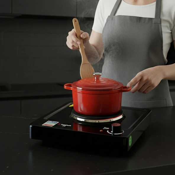 Kunhya Tekli Elektrikli Ocak Tek Gözlü Elektrikli Ocak - Resim 3