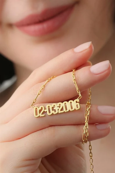 Gümüş Tarihli Kolye ürün görseli 1