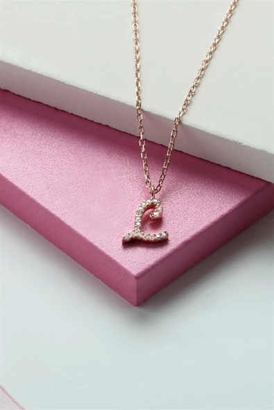 Gümüş Harf Kolye ürün görseli 1