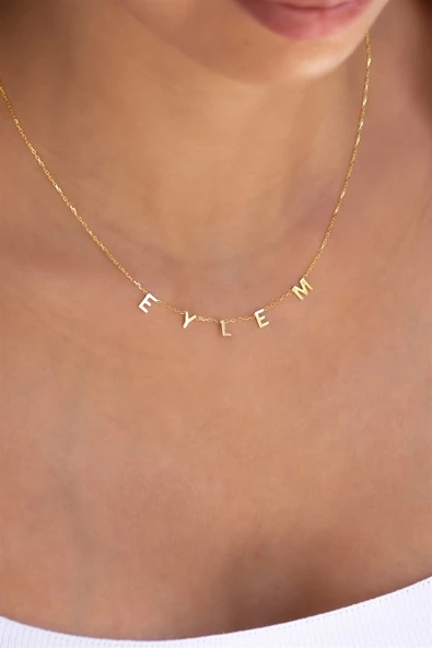 Gümüş İsim Kolye