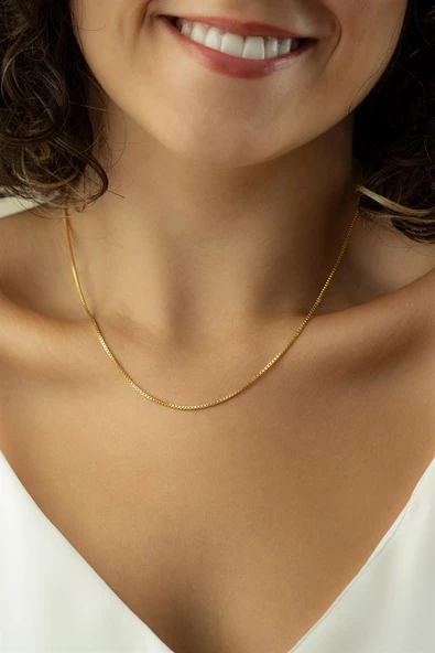 Gümüş Box Zincir Kolye