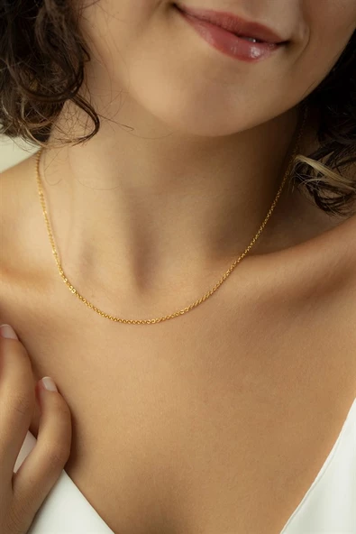 Gümüş Forse Zincir Kolye ürün görseli 1