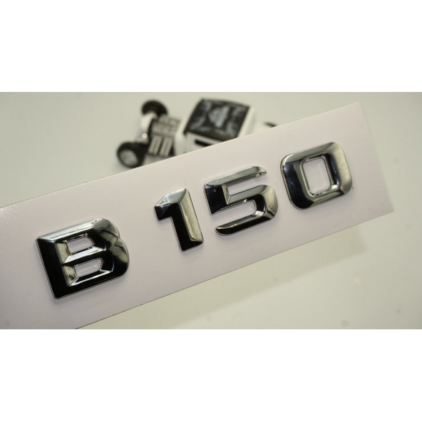 B150 Bagaj Krom Metal 3M 3D Yazı Logo