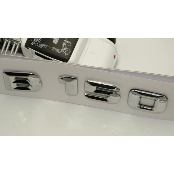 B150 Bagaj Krom Metal 3M 3D Yazı Logo - 4