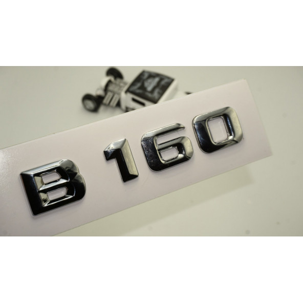 B160 Bagaj Krom Metal 3M 3D Yazı Logo