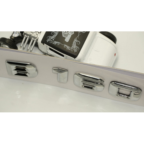 B160 Bagaj Krom Metal 3M 3D Yazı Logo - 4