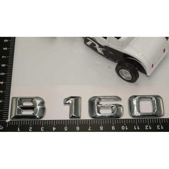 B160 Bagaj Krom Metal 3M 3D Yazı Logo - 5