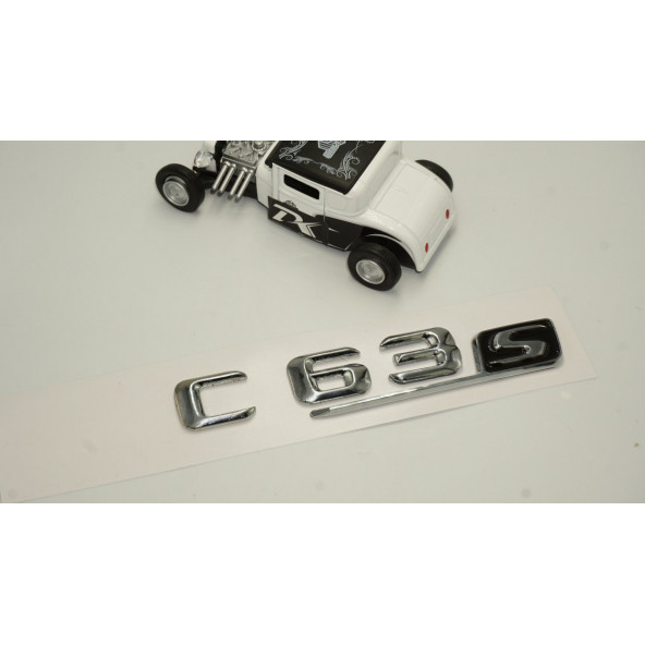 C 63S Bagaj Krom Metal 3M 3D Yazı Logo - Resim 2