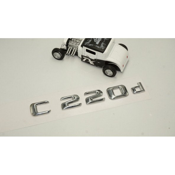 C 220d Bagaj Krom Metal 3M 3D Yazı Logo - 2