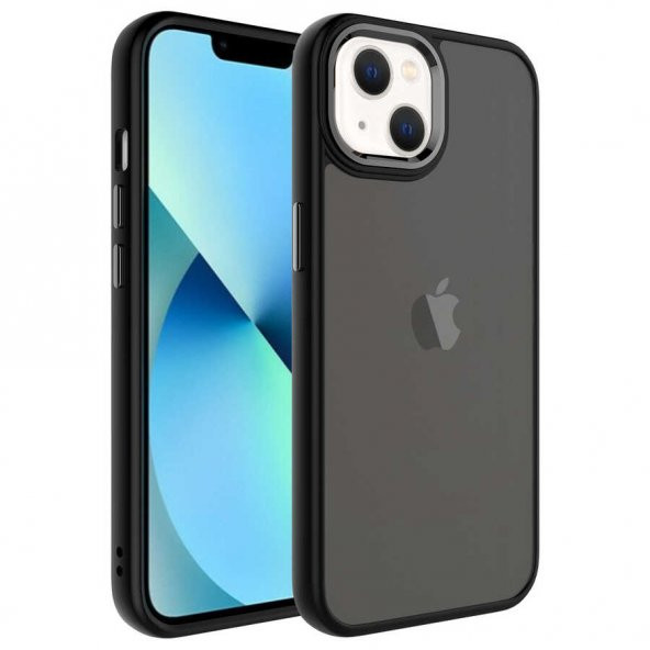 Apple iPhone 13 Kılıf Buzlu Sert PC May Kapak - 5