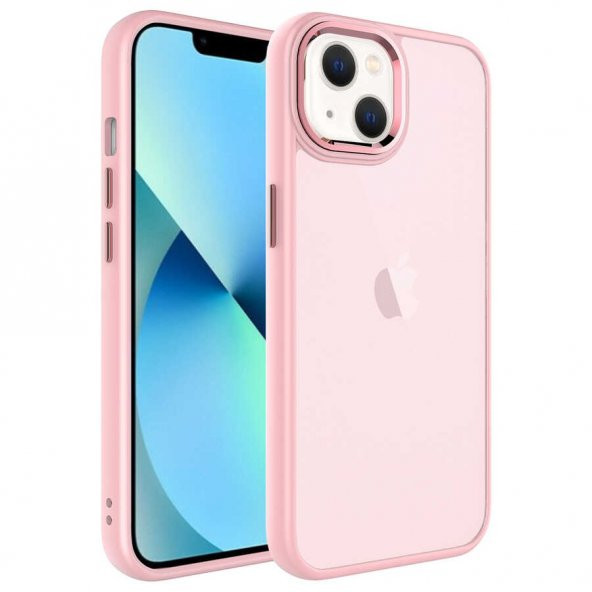 Apple iPhone 13 Kılıf Buzlu Sert PC May Kapak - 8