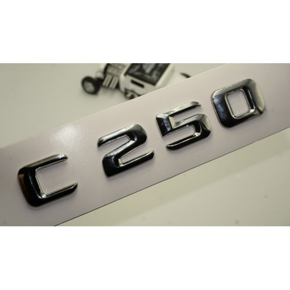 C 250 Bagaj Krom Metal 3M 3D Yazı Logo