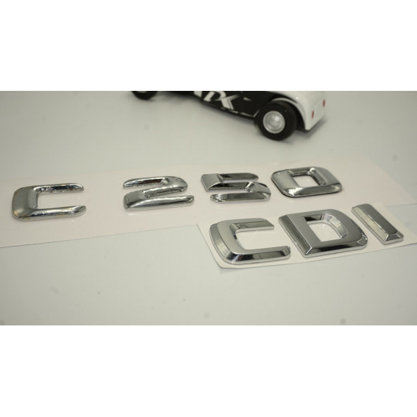 Benz C 250 CDi Bagaj Krom Metal 3M 3D Yazı Logo - 4