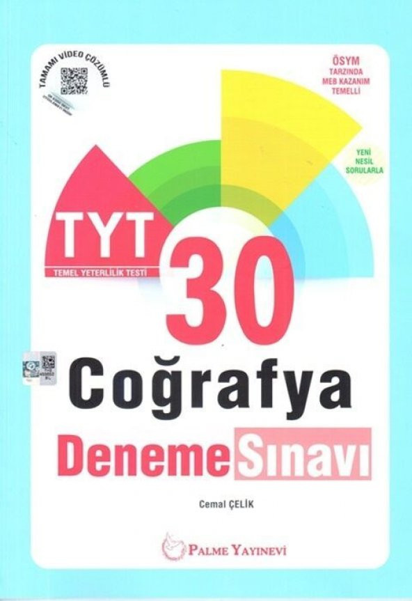 Palme Yayınları TYT Coğrafya 30 Deneme Sınavı