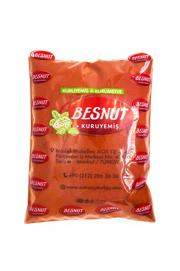 Besnut Kırmızı Toz Biber Acı 1 Kg