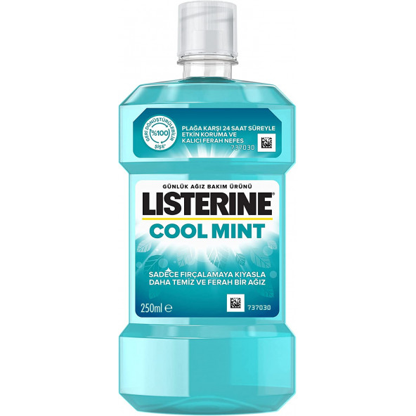 Listerine, Cool Mint, Günlük Ağız Bakım Ürünü 250ML 2 'Lİ