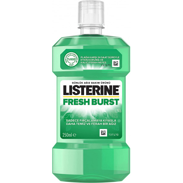 Listerine Fresh Burst, Günlük Ağız Bakım Ürünü 250ML    2'Lİ