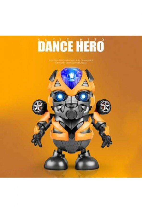 Robot Dance Hero Bumble Bee Işıklı Dans Eden Transfo - 1