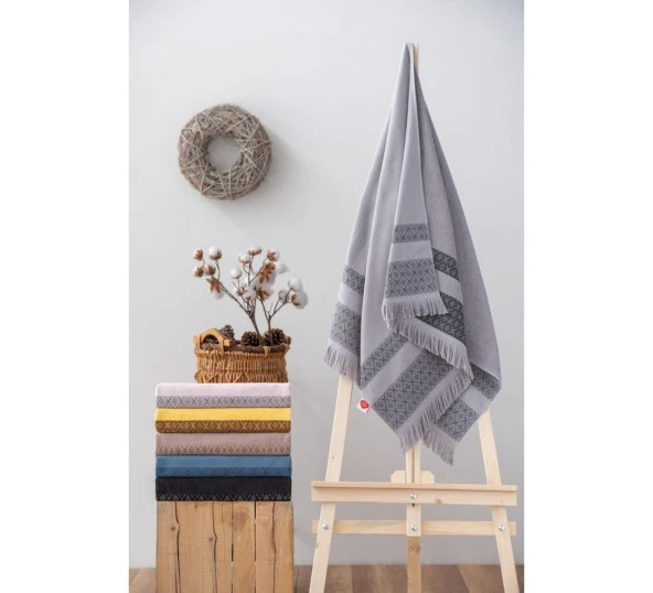 CB TWINS HAVLU GRI 75X150 - Resim 1