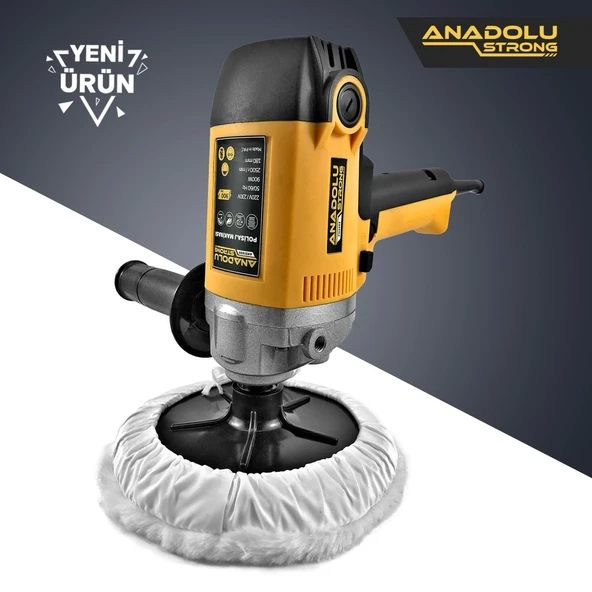 Anadolu Strong ANS1030 900 Watt Devir Ayarlı Koltuk Yıkama ve Polisaj Makinası Koltuk Fırçalı - 5