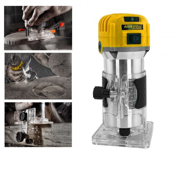 Anadolustrong ANS1028 600W Formika Traşlama Freze Makinası - 5