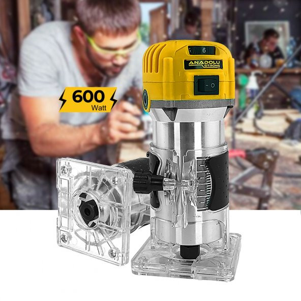 Anadolustrong ANS1028 600W Formika Traşlama Freze Makinası - 6