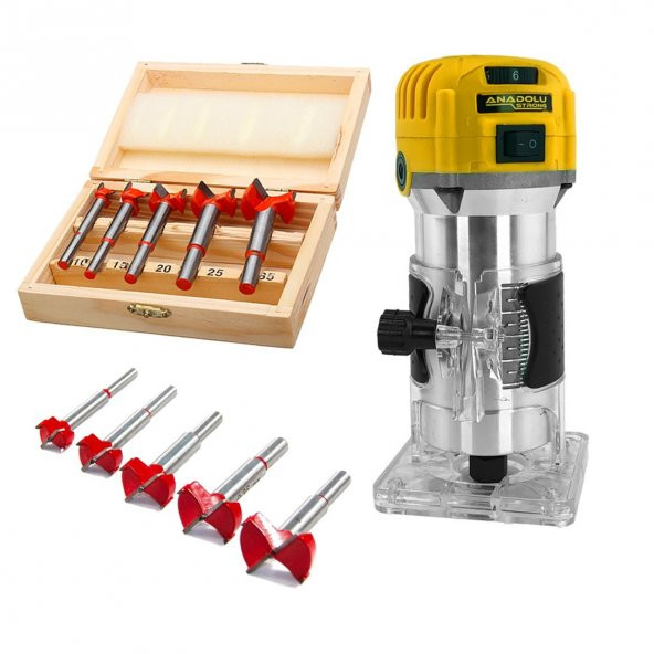 Anadolustrong ANS1028 600W Formika Traşlama Freze Makinası - 7